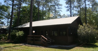 The Teaching Pavilion at Austin Cary Forest Campus.